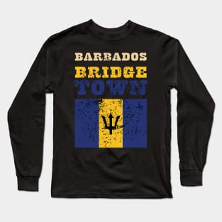 Flag of Barbados Long Sleeve T-Shirt